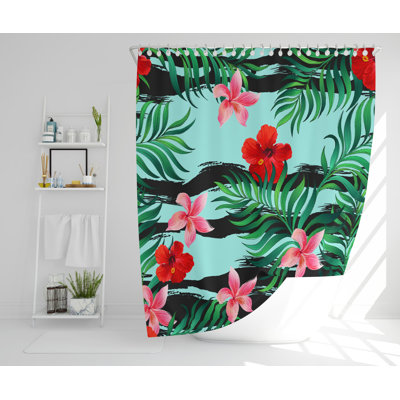 Aula Polyester Shower Curtain