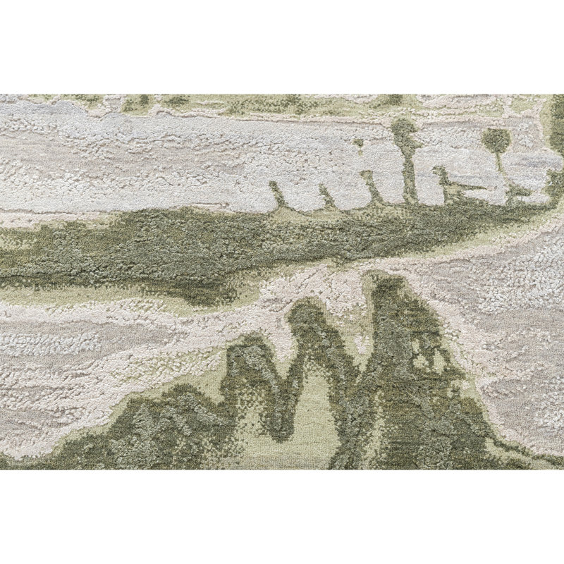 Tapis rectangulaire noué à la main, Rectangle 12 pi x 15 pi