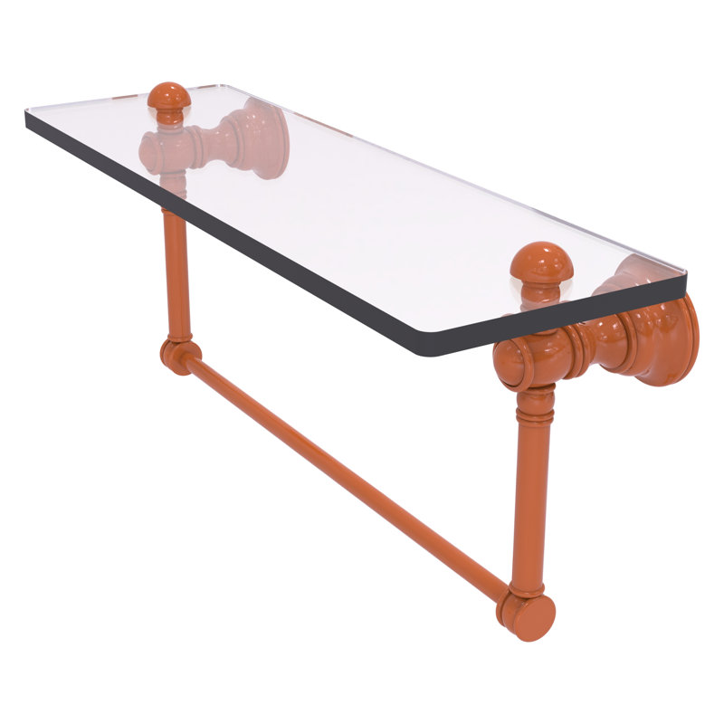 Tablette flottante avec barre à serviettes Carolina, H 7 po x l 16 po x P 5,54 po, Étincelle d'automne