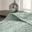 Couvre-lit double réversible - Tissu respirant, mélange de coton confortable, 2 taies décoratives assorties, dont deux incluses, facile d'entretien
