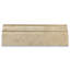 4" x 12" Matte Marble Specialty Trim in Beige