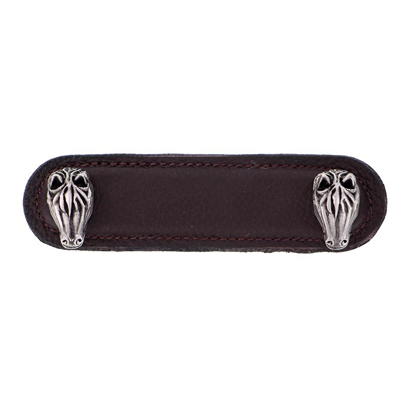 Equestre 3" Center to Center Bar Pull, Vintage Pewter, 3''