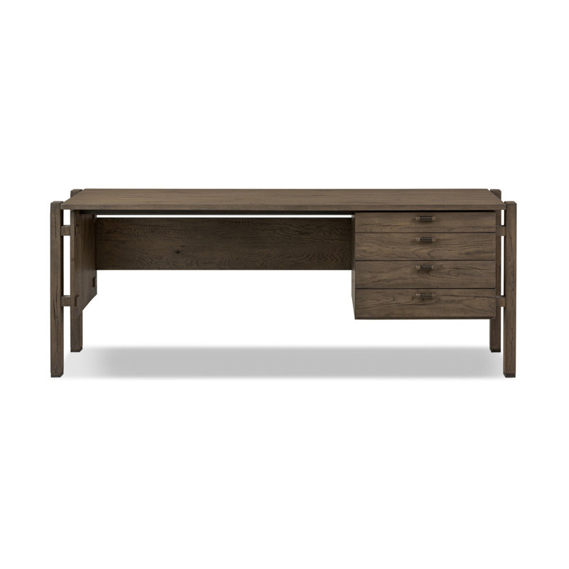 MARCELA Writing Desk, Gray Reclaimed French Oak