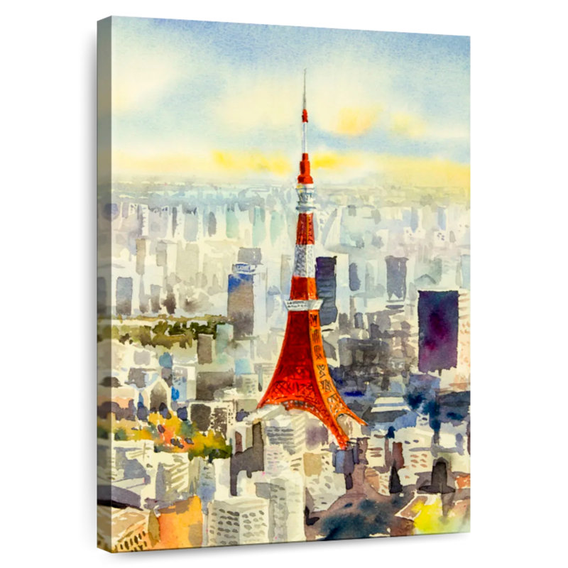 Tour du Japon célèbre au Japon, H 12 po x l 8 po