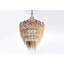 Lustre rond clair en laiton massif à fleurs Protea-130690184-89795602-89795587