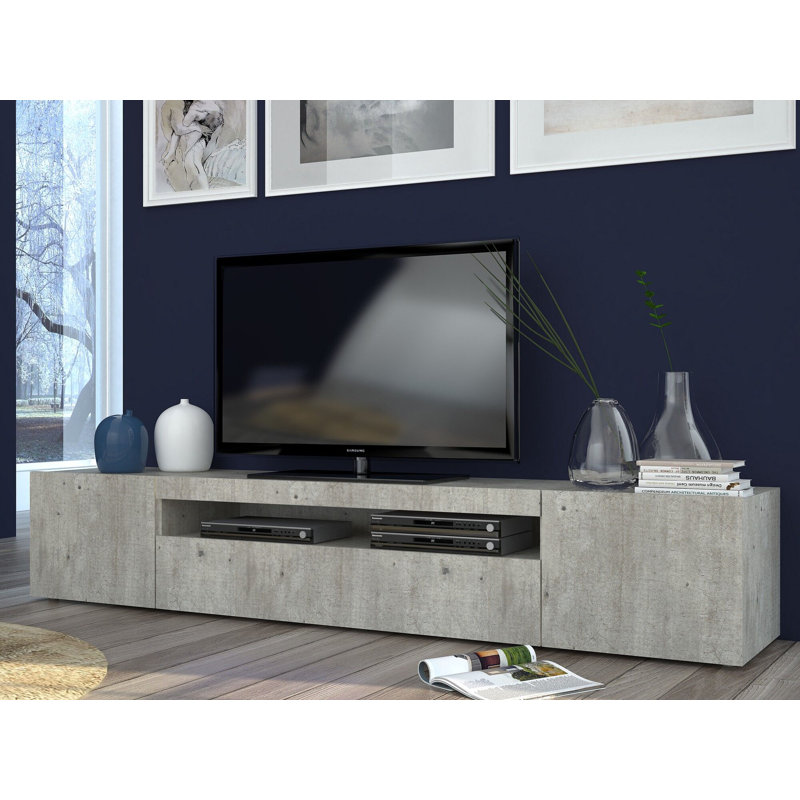 Mariella TV Stand for TVs up to 88", Cement
