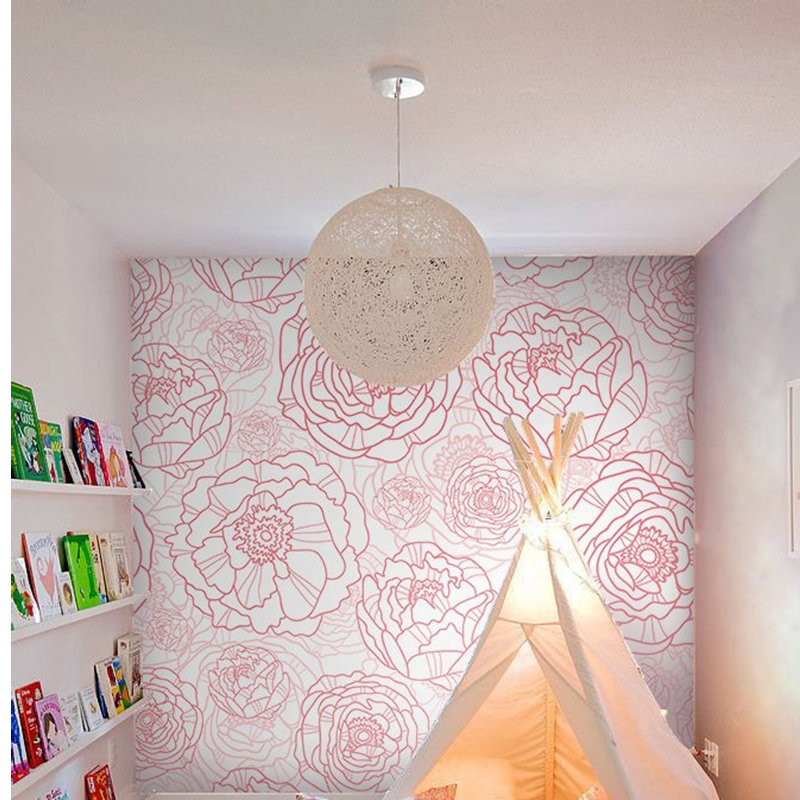 Bennita Floral Wallpaper, 250 x 104cm
