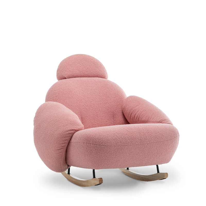 Juliette Deshanay Rocking Chair, Pink Teddy