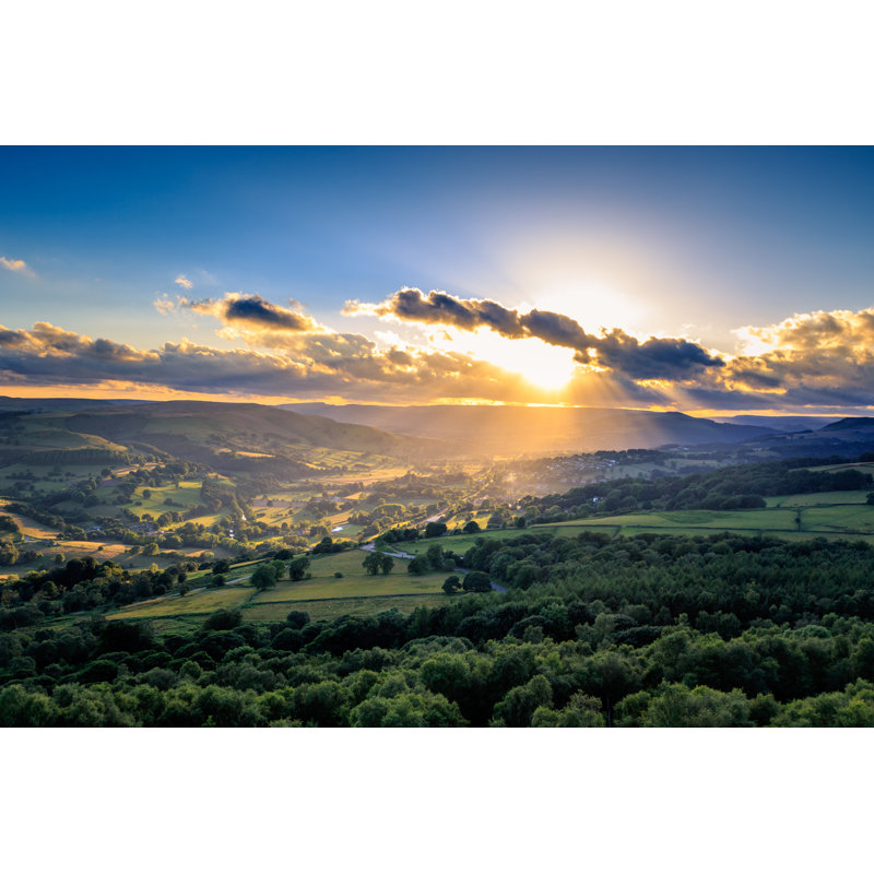 Peak District - Wrapped Canvas Print, 61cm H x 91cm W x 3.8cm D