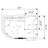 MAUI 67" x 47" 2-Person White Whirlpool Bathtub with Dual Pump