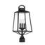 Lampadaire d'extérieur à 3 lumières Nanok (noir)