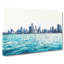 Cloudy Day In Chicago Illinois - Wrapped Canvas Painting-56657635