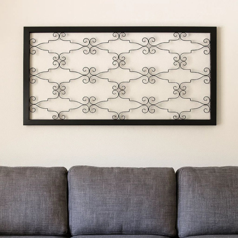 Traditional Abstract Wall Decor on Metal