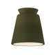 Logan Single Light Ceramic 7.75'' H X 7.5'' W LED Flush Mount