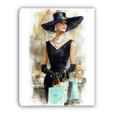 Art mural sur toile City Hat Elegance