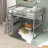 Garance Kids Full Loft Bed with Drawers-2056897300