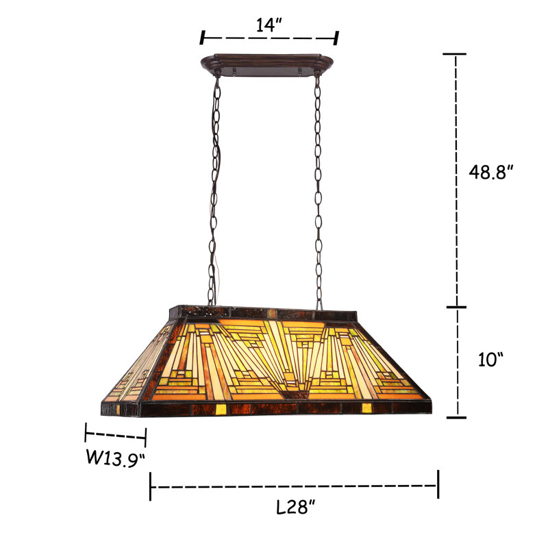 Fraire 3 - Light Dark Bronze Pool Table Lights Pendant