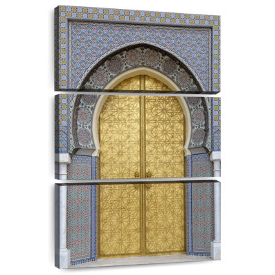 Porte de style marocain
