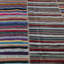 Kilim surdimensionné rétro 12,7 x 19,6 pi Tapis en coton tissé à la main. Tapis turc coloré. Taille réglable