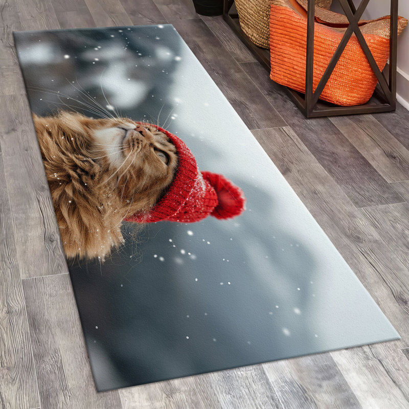 Tapis subtile à motif géométrique imprimé subtilement subtil pour une mise à niveau intérieure sophistiquée et élégante