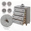Commode de rangement pour chambre avec rangement Boucle