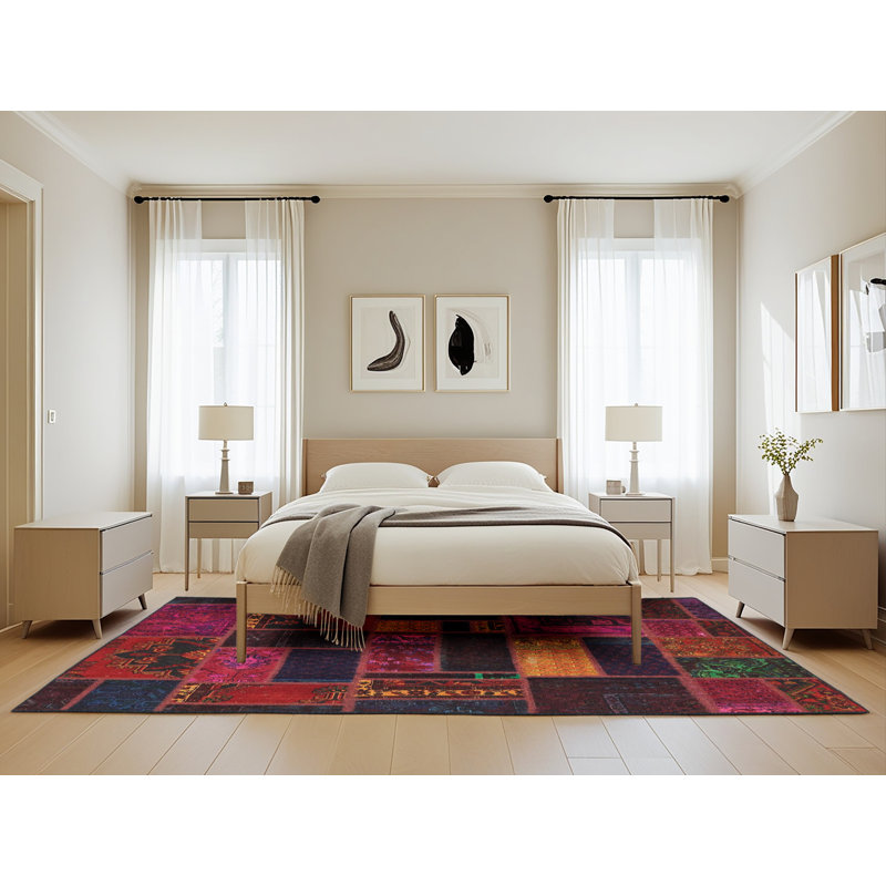 Abstract Indoor Rug, Rectangle 5' x 8'