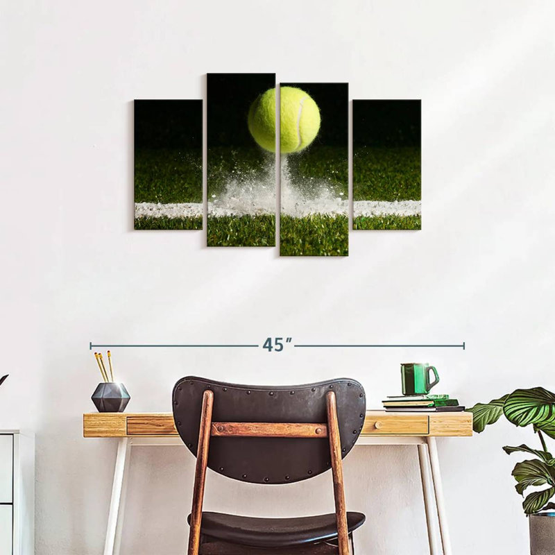«Match Point Tennis», reproduction d'art sur toile, H 22 po x l 36 po x P 1 po