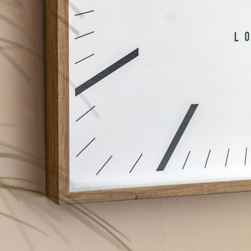 Penhurst Wall Clock 50cm, Natural
