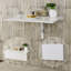 Foldable Solid Wood Floating Desk