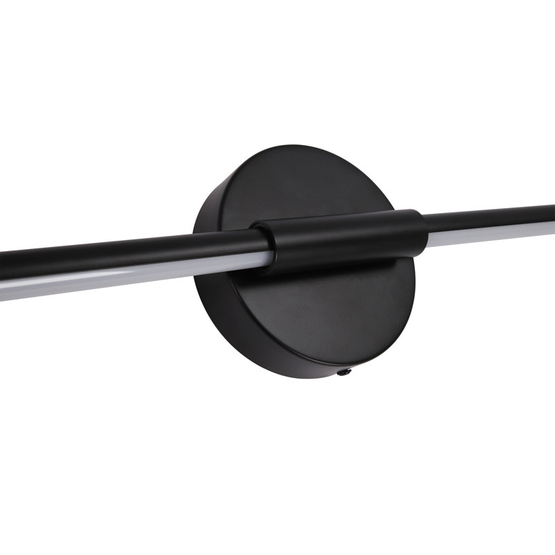 Dimmable LED Bath Bar, Matte Black
