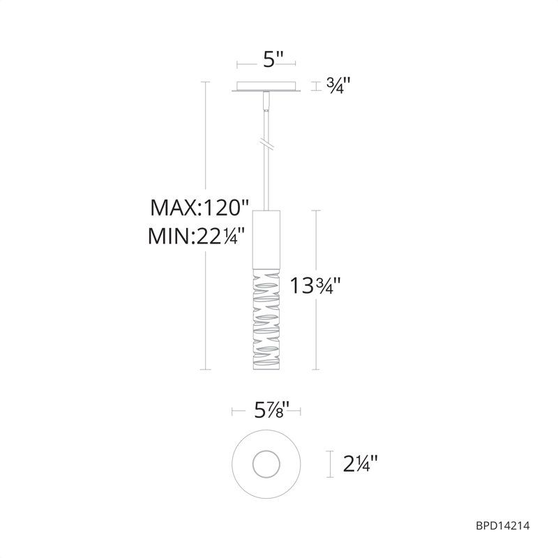 Cru 1 - Light LED Pendant