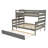 Twin Over Full Bunk Bed With Trundle & Guardrails-94606847