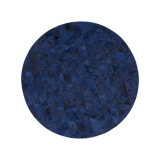 Trilogia Cowhide Geometric Area Rug in Midnight Blue