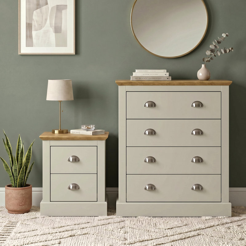 Sufy Piece Bedroom Set, Light Grey