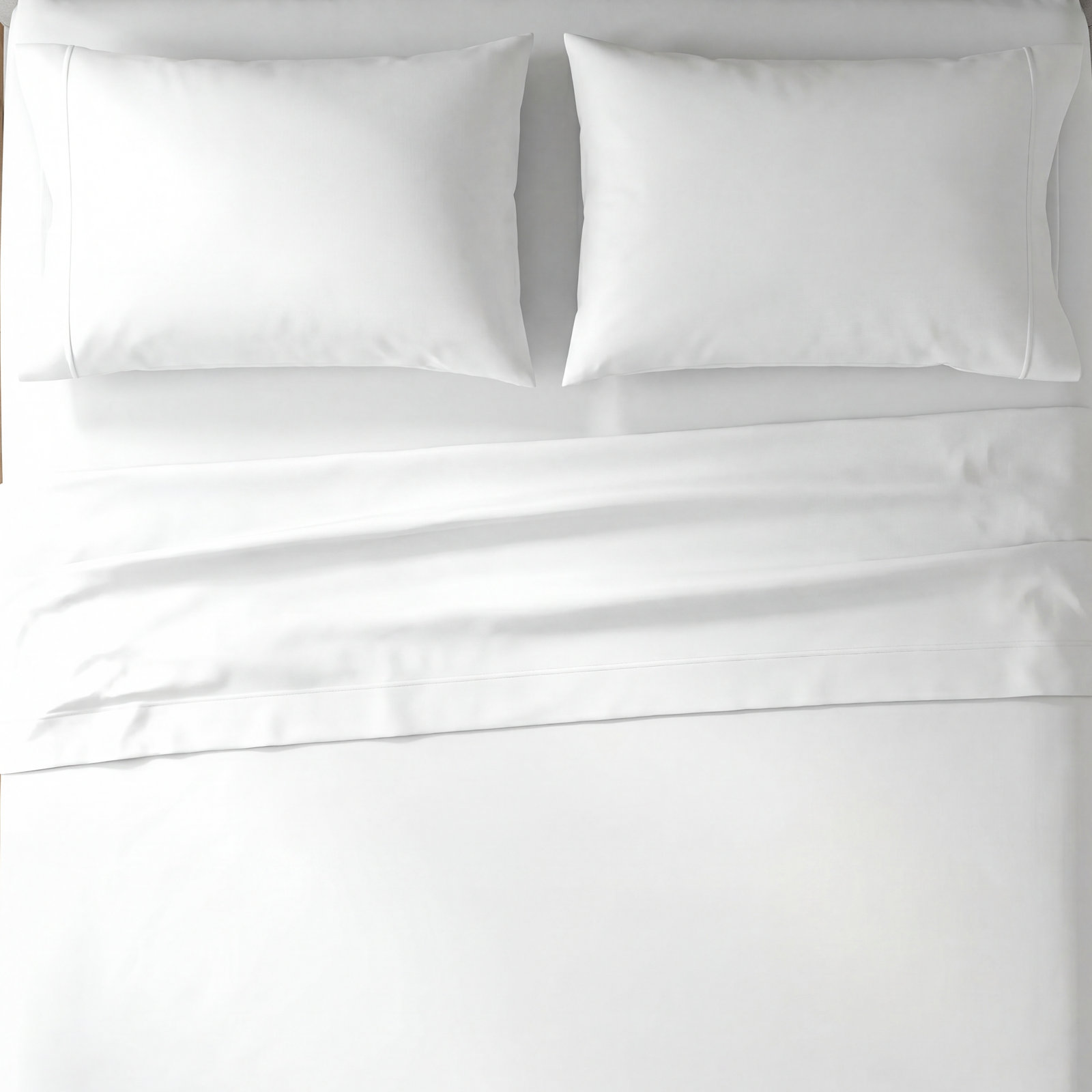 Emrik Organic Cotton Sheet Set, Soft Gray, Queen