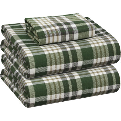 Ensemble de draps en flanelle 100% coton RUVANTI