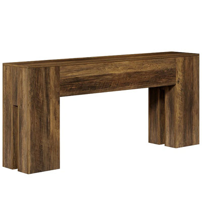 Rustic Coffee Table,Sturdy Console Table,Wooden Hallway Table