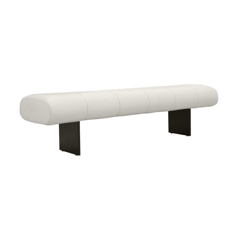 Faux Leather Upholstered Bench