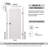 Smart Pro 2U DIY-FRIENDLY Polar White Flush Solid Wood Painted NARVIKA Collection Standard Door-50126469-50126472