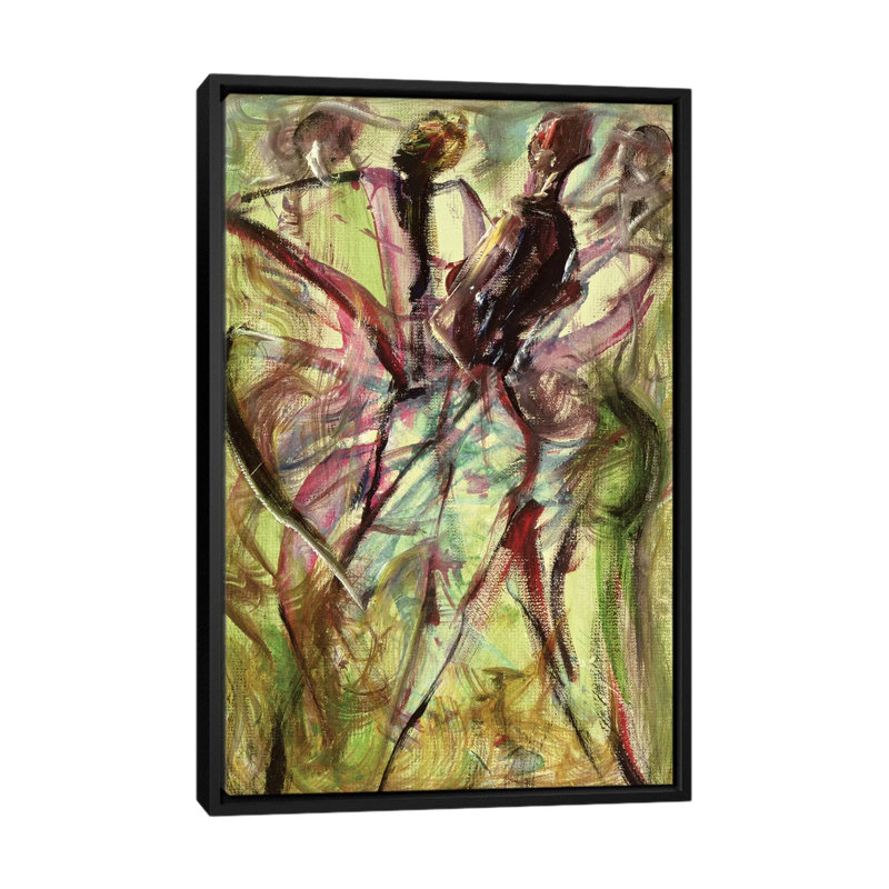 « windy day » par ikahl beckford, impression sur toile tendue, H 48 po x l 32 po x P 1,5 po, Toile avec cadre noir