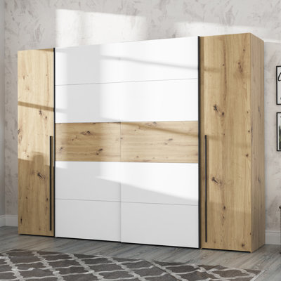 Debarr 4 Door Manufactured Wood Wardrobe