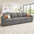 Anureet Honbay Modular Sleeper Sectional Sofa Couch U-Shaped Sofa Bed-115354308
