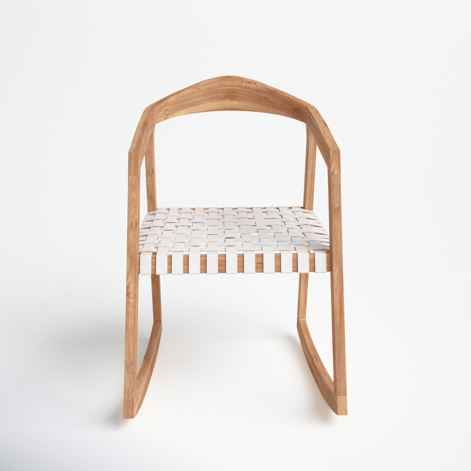 Crawford Rocking Chair, Light Brown