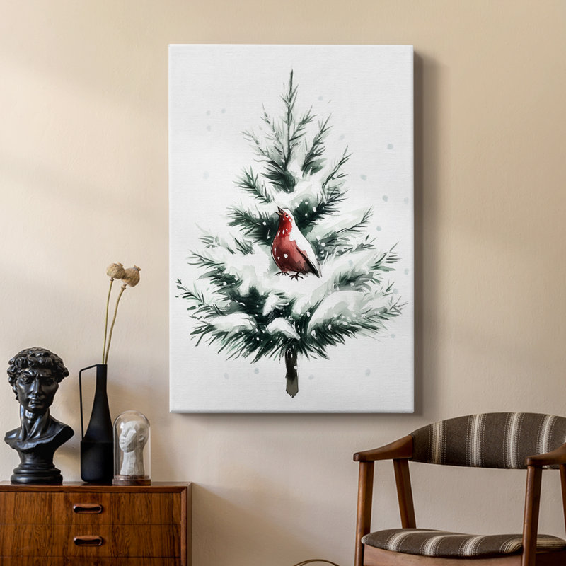 Art des Fêtes de Noël CDxxviii - galerie sur mesure Cavas, H 18 po x l 12 po