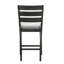 Tabouret de bar noir moderne en carbone