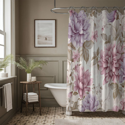 Rideau de douche 1 pièce Coquette Charm