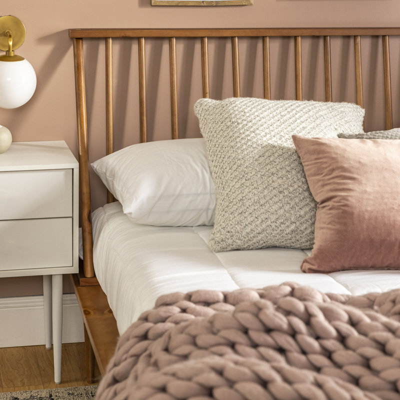 Lit plateforme Henline, Caramel