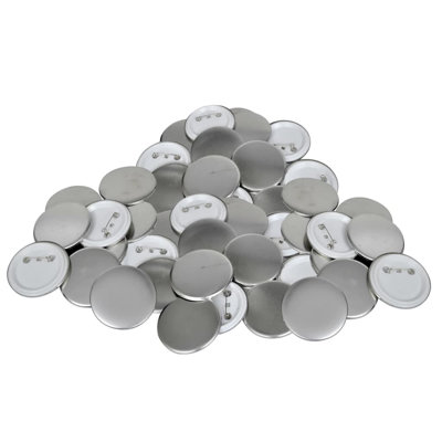 500 Pcs Pinback Button Parts 1"