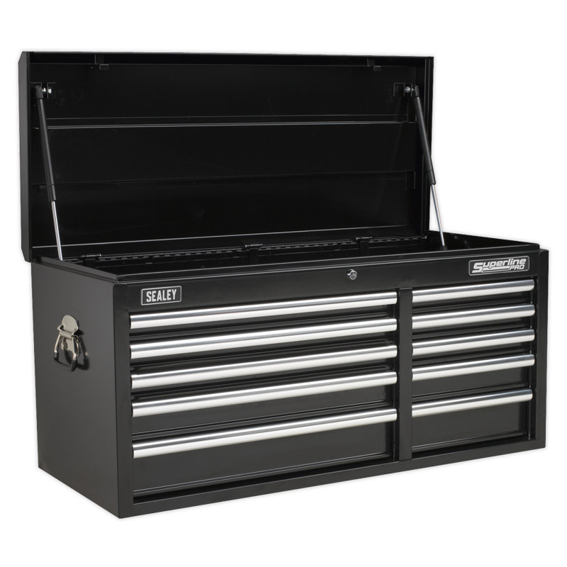 Metal Single Storage Cabinet ( 49.5" H x 102.5" W x 43.5" D ), Black