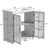 Modern Bathroom Vanity with Ceramic Sink-1182148440